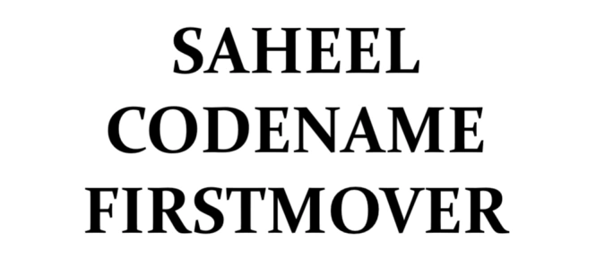Saheel Codename Firstmover Logo